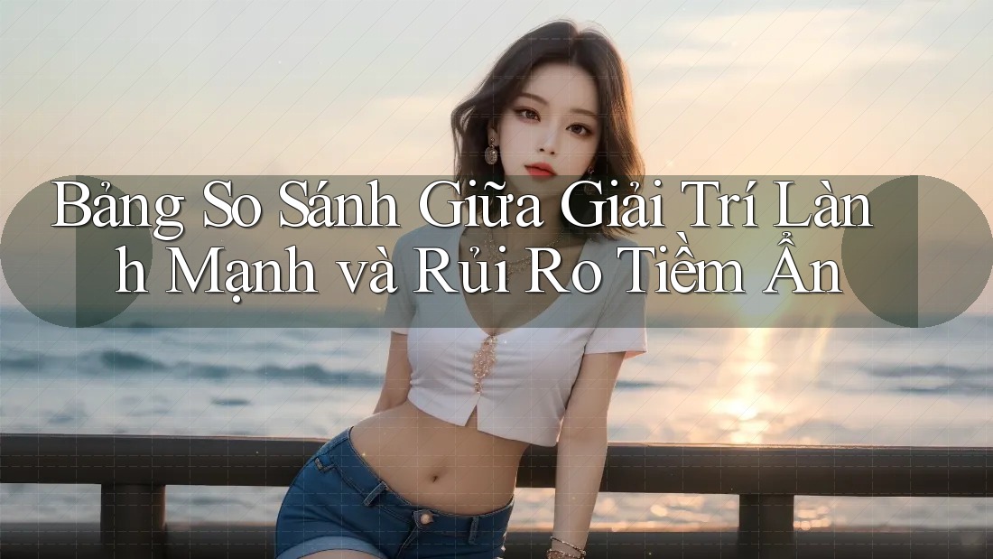 Bảng So Sánh Giữa Giải Trí Lành Mạnh và Rủi Ro Tiềm Ẩn
