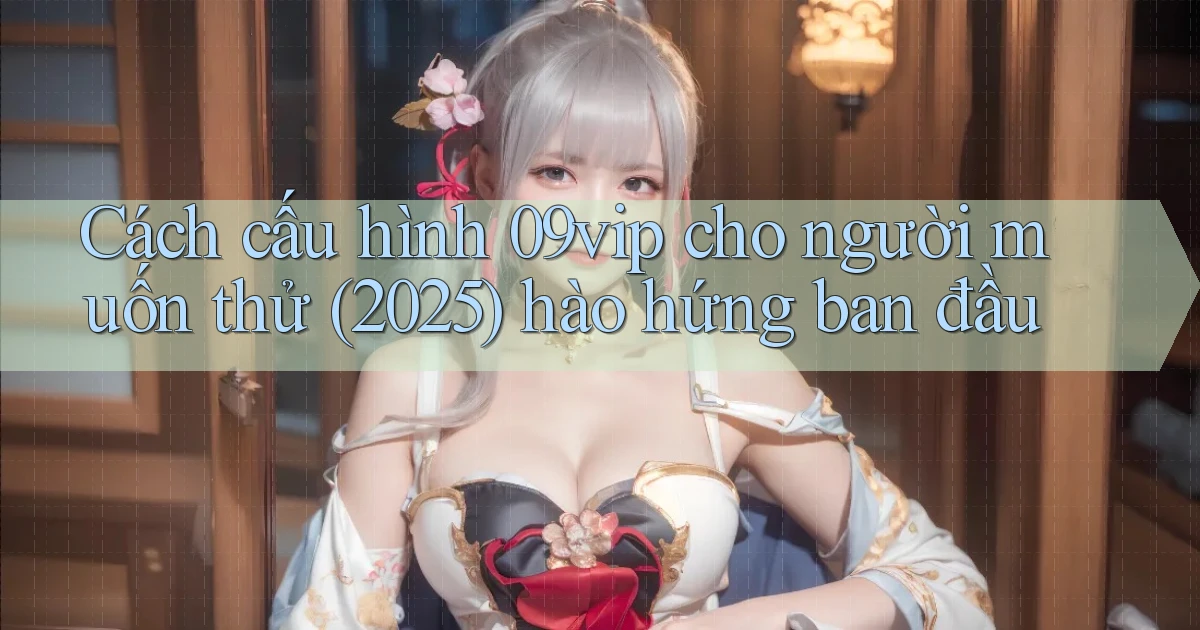 Cách cấu hình 09vip cho người muốn thử (2025) hào hứng ban đầu