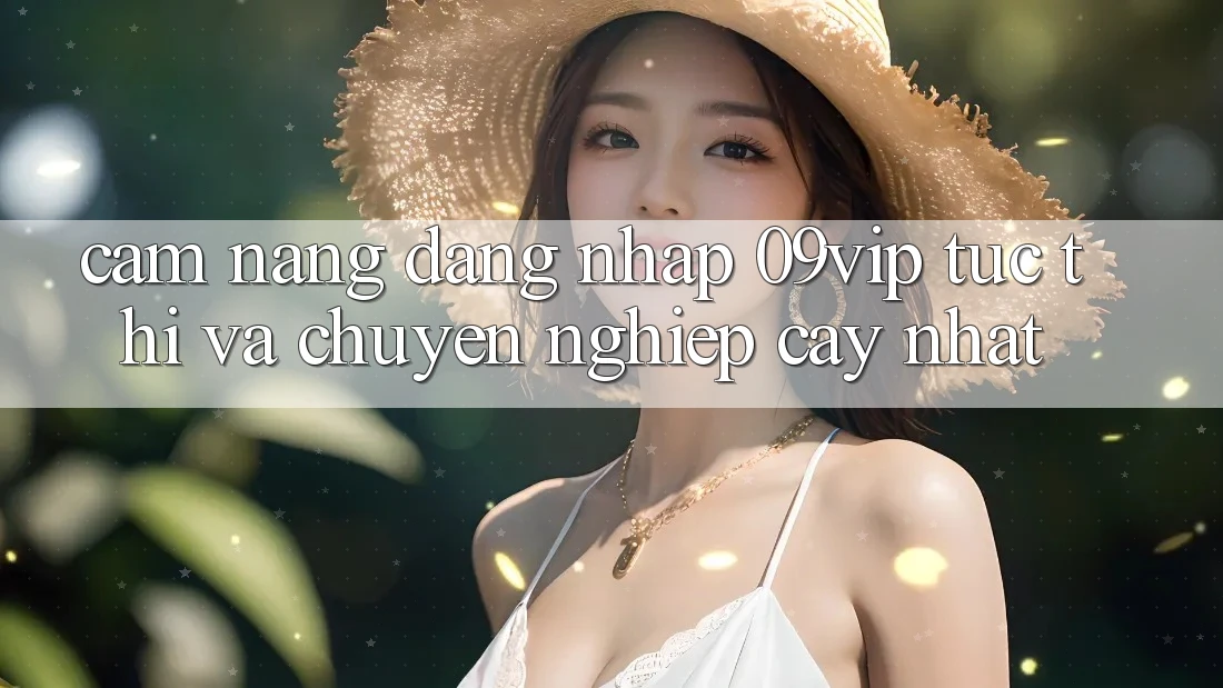 Cẩm nang Đăng Nhập 09vip Tức thì Và Chuyên nghiệp cậy Nhất