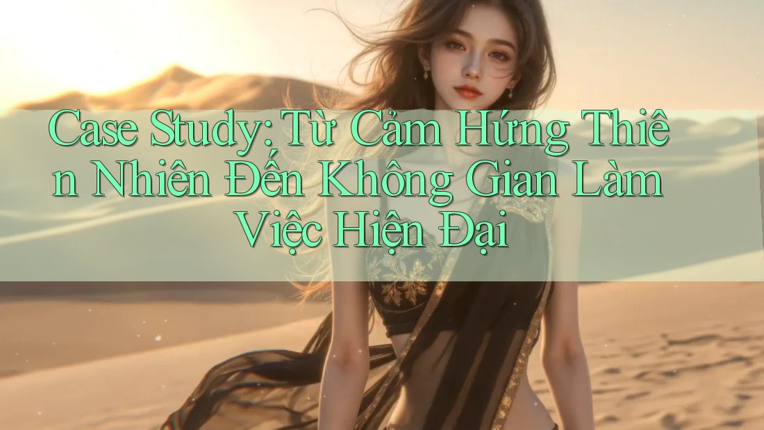 Case Study: Từ Cảm Hứng Thiên Nhiên Đến Không Gian Làm Việc Hiện Đại