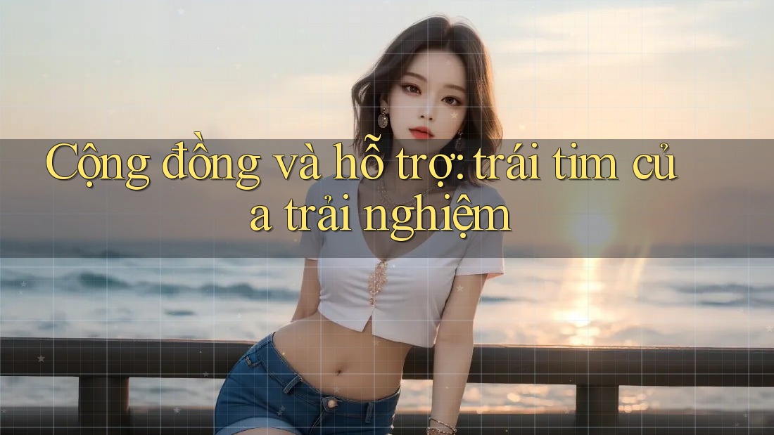 Cộng đồng và hỗ trợ: trái tim của trải nghiệm