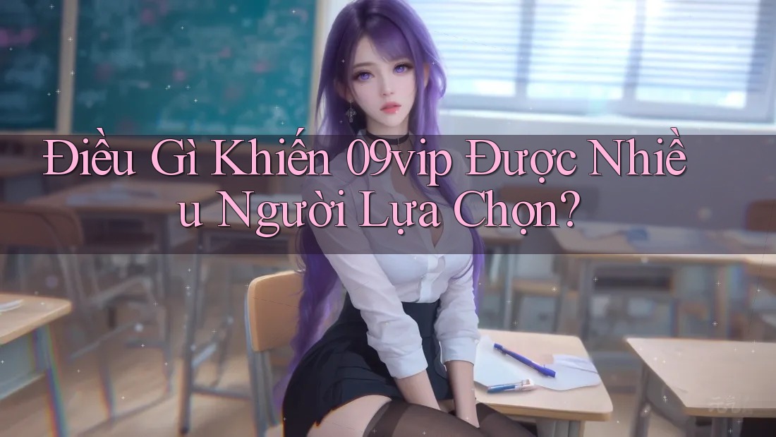 Điều Gì Khiến 09vip Được Nhiều Người Lựa Chọn?