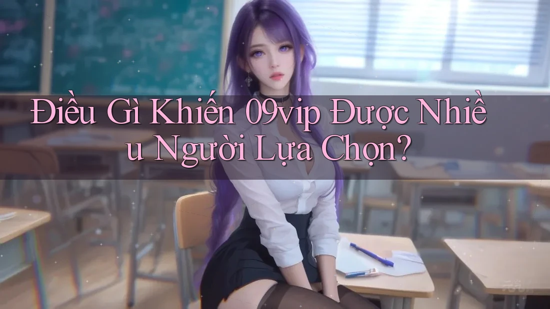 Điều Gì Khiến 09vip Được Nhiều Người Lựa Chọn?
