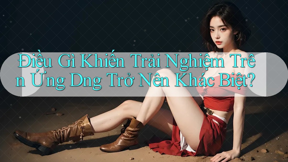 Điều Gì Khiến Trải Nghiệm Trên Ứng D�ng Trở Nên Khác Biệt?