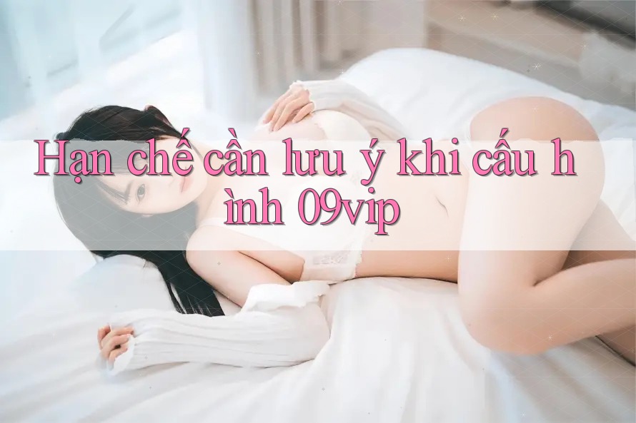 Hạn chế cần lưu ý khi cấu hình 09vip