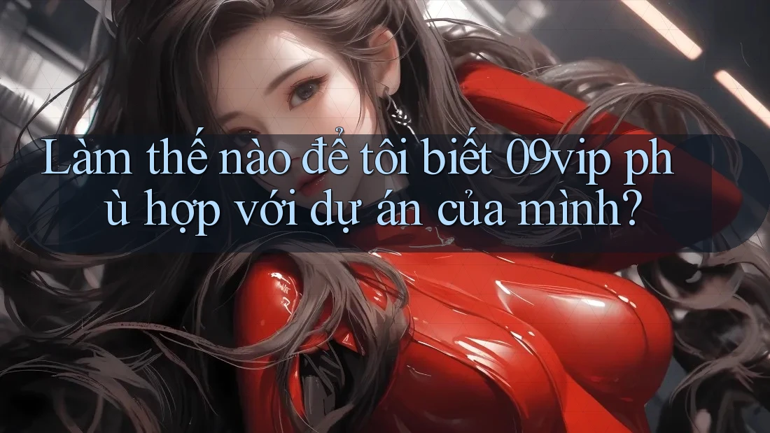 Làm thế nào để tôi biết 09vip phù hợp với dự án của mình?