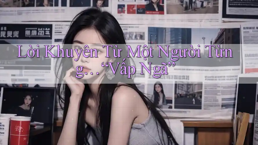 Lời Khuyên Từ Một Người Từng… “Vấp Ngã”