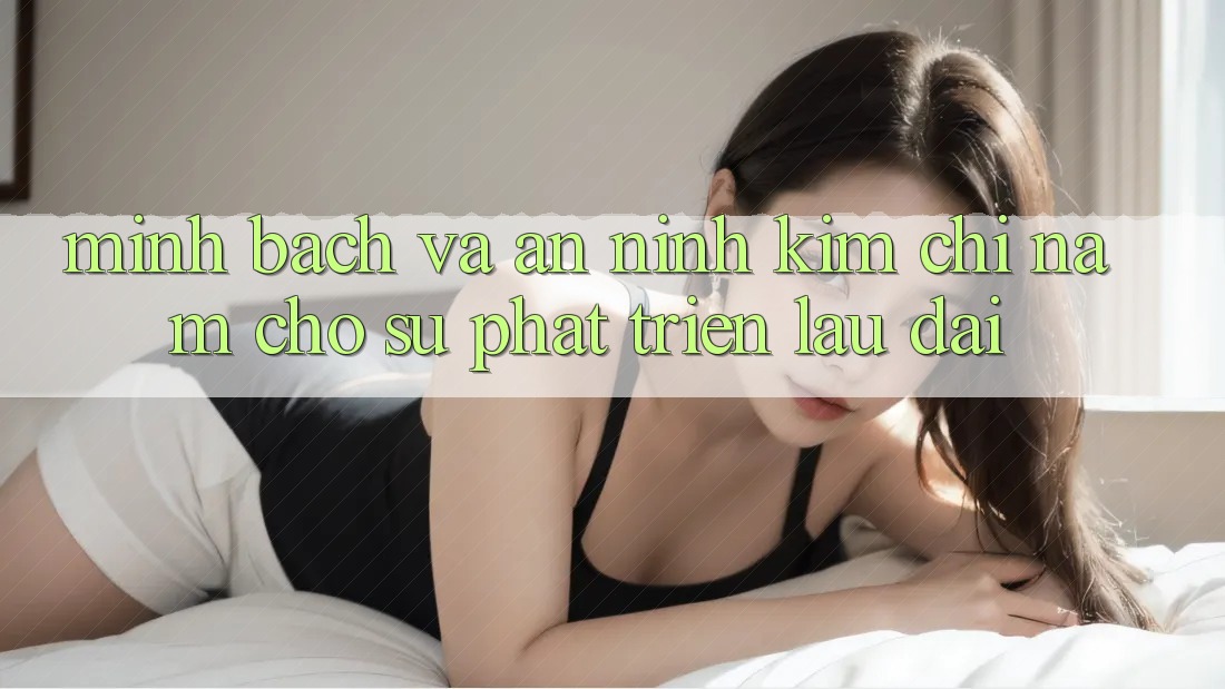 Minh bạch Và An ninh - Kim Chỉ Nam Cho Sự Phát Triển Lâu dài