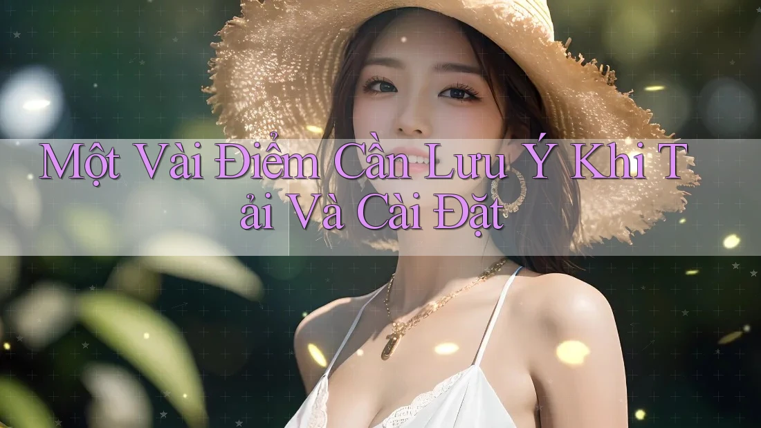 Một Vài Điểm Cần Lưu Ý Khi Tải Và Cài Đặt