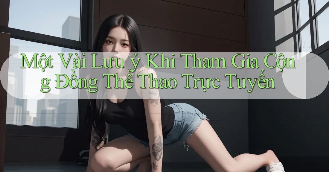 Một Vài Lưu ý Khi Tham Gia Cộng Đồng Thể Thao Trực Tuyến