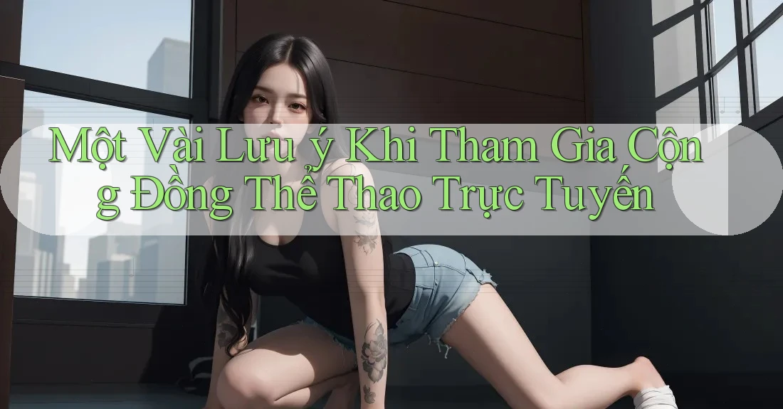 Một Vài Lưu ý Khi Tham Gia Cộng Đồng Thể Thao Trực Tuyến