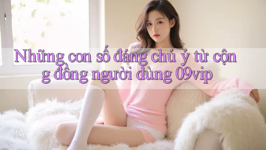 Những con số đáng chú ý từ cộng đồng người dùng 09vip