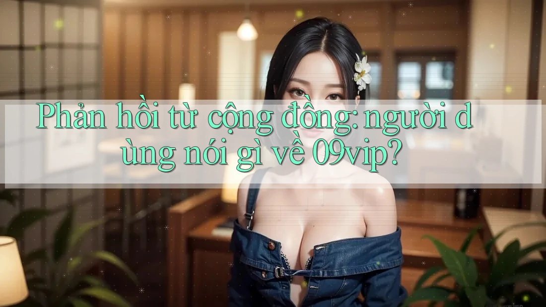 Phản hồi từ cộng đồng: người dùng nói gì về 09vip?