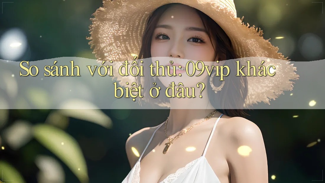 So sánh với đối thủ: 09vip khác biệt ở đâu?