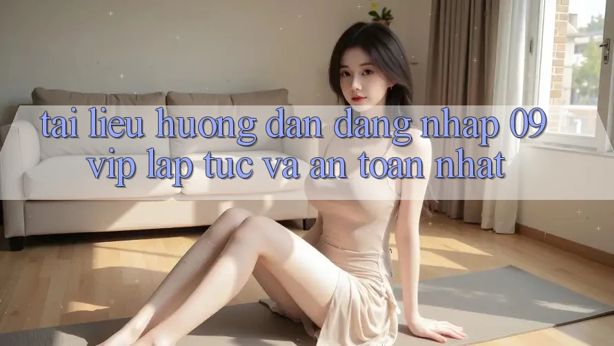 Tài liệu hướng dẫn Đăng Nhập 09vip Lập tức Và An Toàn Nhất