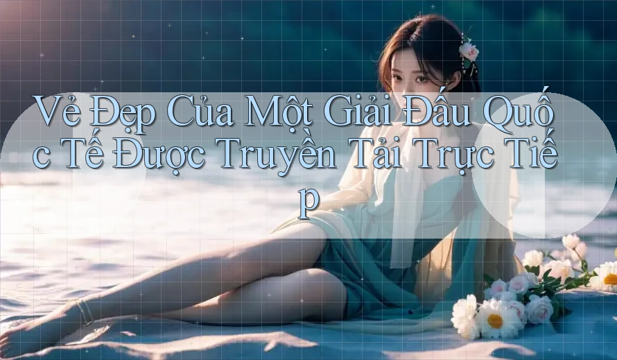 Vẻ Đẹp Của Một Giải Đấu Quốc Tế Được Truyền Tải Trực Tiếp